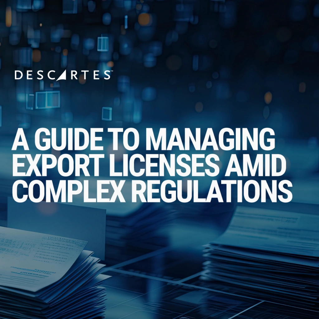 stack of papers representing the various documentation requirements for acquiring and managing export licenses